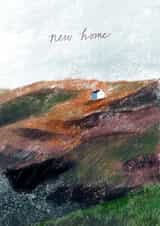 moving house hills New Home Card 20021 created by Becca Hall illustration
