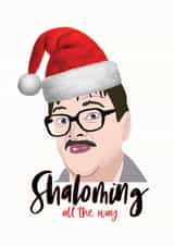 Shalom Friday Night Dinner Christmas Card  created by Sweetlove Press