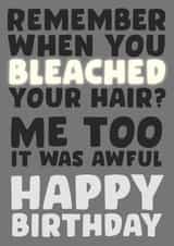 Funny Cheeky Birthday Card 32735 created by Josh Daniel