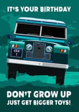 Birthday Land Rover 4x4 created by RetroMotion Artwork