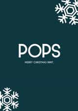 dad pops Christmas Card 20000 created by Streetgreets