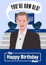 Jeremy Kyle TV Birthday Card 17338 created by Haydn Pole