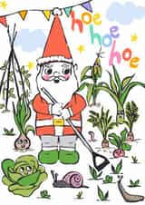 gnome allotment Christmas Card 16911 created by Pink Pea