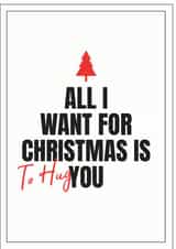typography all i want for christmas Christmas Card 40872 created by Peter De Wreede