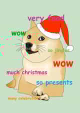 doge x mas Christmas Card 19005 created by Influential People
