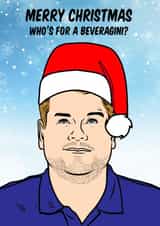 Smithy (James Corden), Gavin and Stacey Merry Christmas greeting card created by Graham Sanders