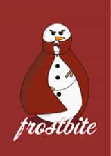 creepy frostbite Christmas Card 41228 created by BeckiLamby