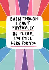 Rainbow Here For You Card created by Angela Chick