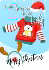 Christmas  cheeky Christmas Card 40611 created by The Arty Apples Limited