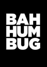 adult bah Christmas Card 45458 created by RANK Graphics inc.