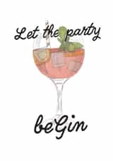 Gin Pink Birthday Card 15083 created by Emma Keight