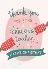 Thank You Christmas Card for Teacher created by Kimberley Rose Studio