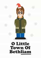 Funny Christmas Card - Liam Gallagher Pun - Oasis created by Studio Boketto