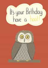 Cute Birthday Card - Pun - Owl created by @SarahPriceDesigns