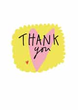 typography teacher Thank You Card 20486 created by Alison Porter