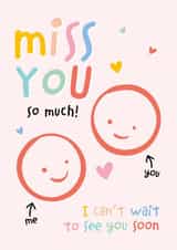 Me & You Miss You Card created by Macie Dot Doodles