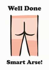 Smart Arse Well Done Card created by Studio Boketto