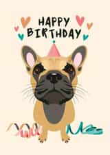 French Bulldog Birthday Card created by Diva Doodle Designs
