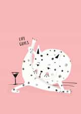 life goals Cat Birthday Card 20520 created by NICHOLA COWDERY ILLUSTRATIONS 