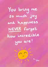 Happiness Friend Love & Friendship Card 12897 created by Thriftbox