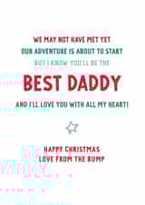 christmas best daddy Christmas Card 9304 created by Percy & Pearl