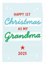 First Christmas as my Grandma from the baby created by Percy & Pearl