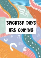 brighter days Thinking of you Card 18841 created by Sara Fortune