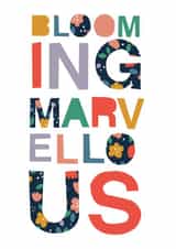 marvellous floral New Home Card 20003 created by Hannah Rogers