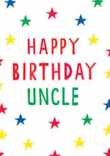 Cute Birthday Card - Uncle - Happy Birthday Uncle created by Earlybird