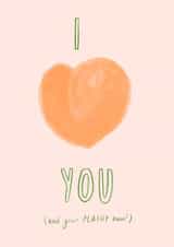 peach bum Anniversary Card 45552 created by Mark McConnell