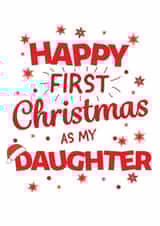 Daughter christmas Christmas Card 10364 created by Yeti Design