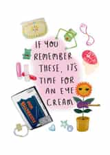 adult 90s Birthday Card 20583 created by Vivi Lake