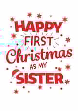 siblings sister Christmas Card 10367 created by Yeti Design
