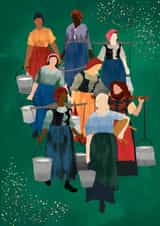 christmas card twelve days of christmas Card 40328 created by Charlie Best