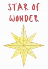 Star of Wonder Nautical Compass Christmas Card created by NaviStitch