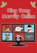 zoom 2020 Christmas Card 45613 created by Emma's Card Designs