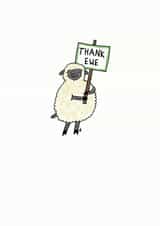 thank ewe Thank You Card 20618 created by Sophie Medland