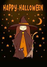 Happy Halloween Witch 1000 created by Cheeky Witch®