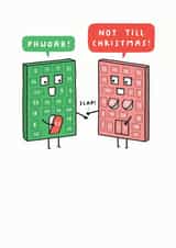 funny rude Christmas Card 16021 created by mungo and shoddy