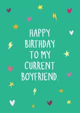 boyfriend current Birthday Card 19128 created by The Importance of Being Honest