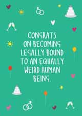 Legally bound to another - wedding - green created by The Importance of Being Honest