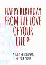 love life Birthday Card 41922 created by EllieBeanPrints