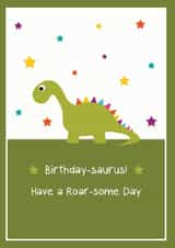 child dinosaur Birthday Card 18696 created by T & Belle Design