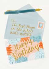 pretty mum Birthday Card 14085 created by Violet and Alfie