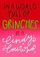 christmas  the grinch Christmas Card 18064 created by katie illustrated