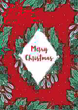 bright classic Christmas Card 45102 created by Emily Hunter