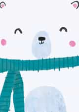 Cute Christmas Polar Bear - Open send created by Laura Pantony