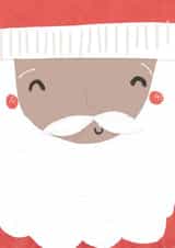 Cute and Simple Christmas Santa Face - Open Send created by Laura Pantony