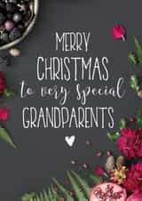 Grandmother Grandfather Christmas Card 8382 created by Love Lila Photography
