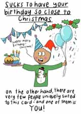 Birthday Christmas Christmas Card 4674 created by Che Dyer